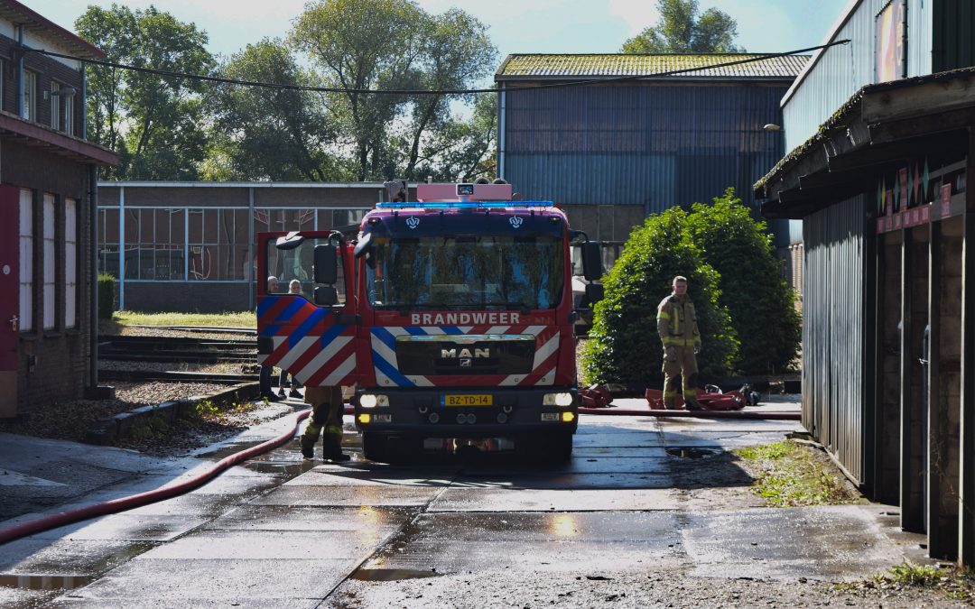 Zware rookontwikkeling bij brand in ijzergieterij te Doesburg